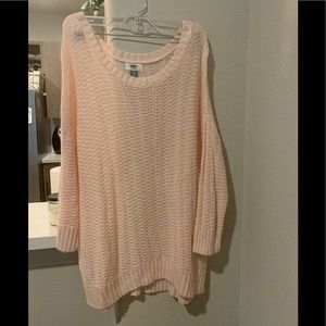 Beautiful Light Pink Old Navy Sweater. Size XL